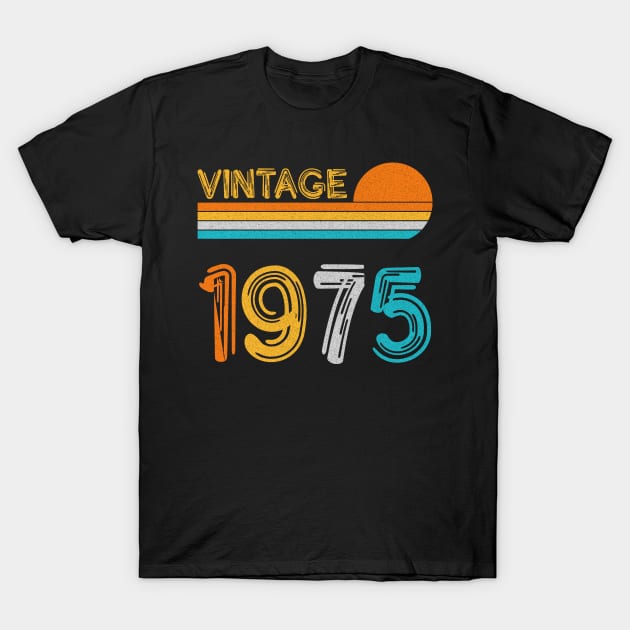 Vintage 1975 Happy 48th Birthday Retro T-Shirt by myreed